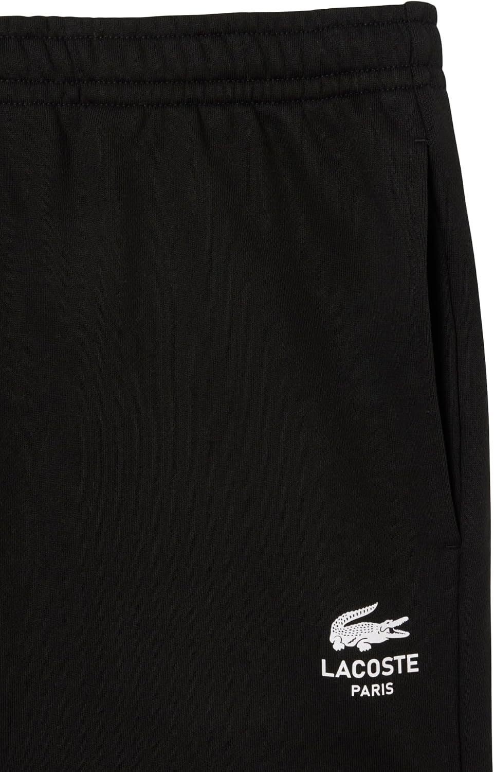 image:imageLacoste Mens Crocodile Branding Cotton Fleece Jogging PantsBlack