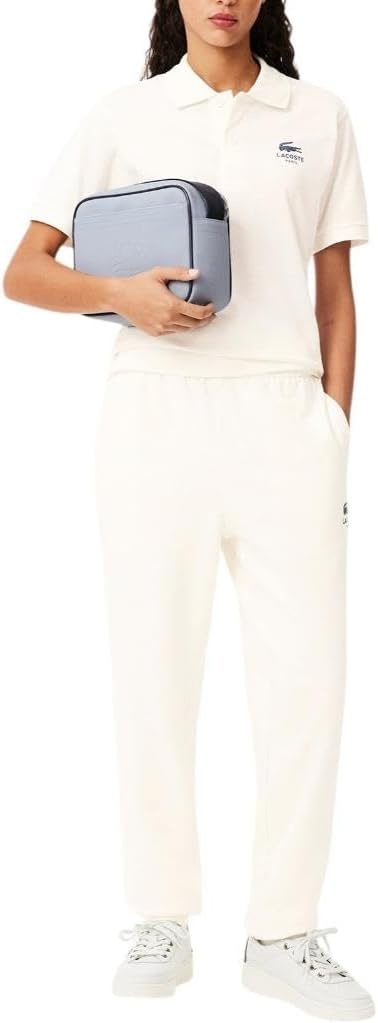 image:imageLacoste Mens Crocodile Branding Cotton Fleece Jogging PantsFlour