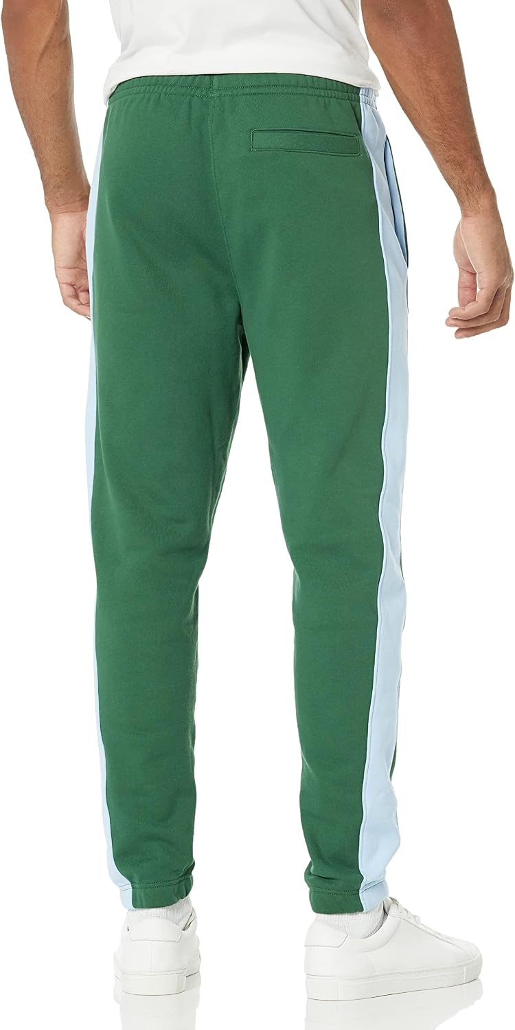 image:imageLacoste Mens Crocodile Branding Cotton Fleece Jogging PantsGreenOverview