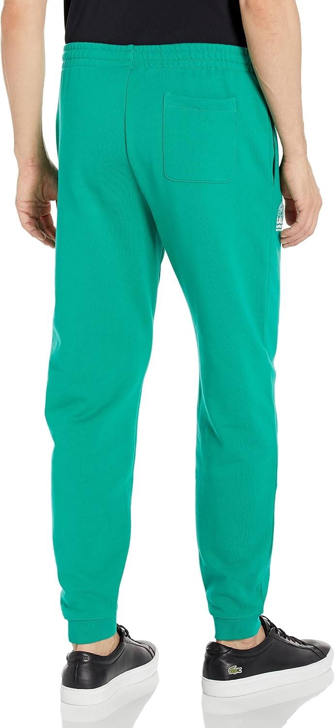 image:imageLacoste Mens Crocodile Branding Cotton Fleece Jogging PantsGreenfinch