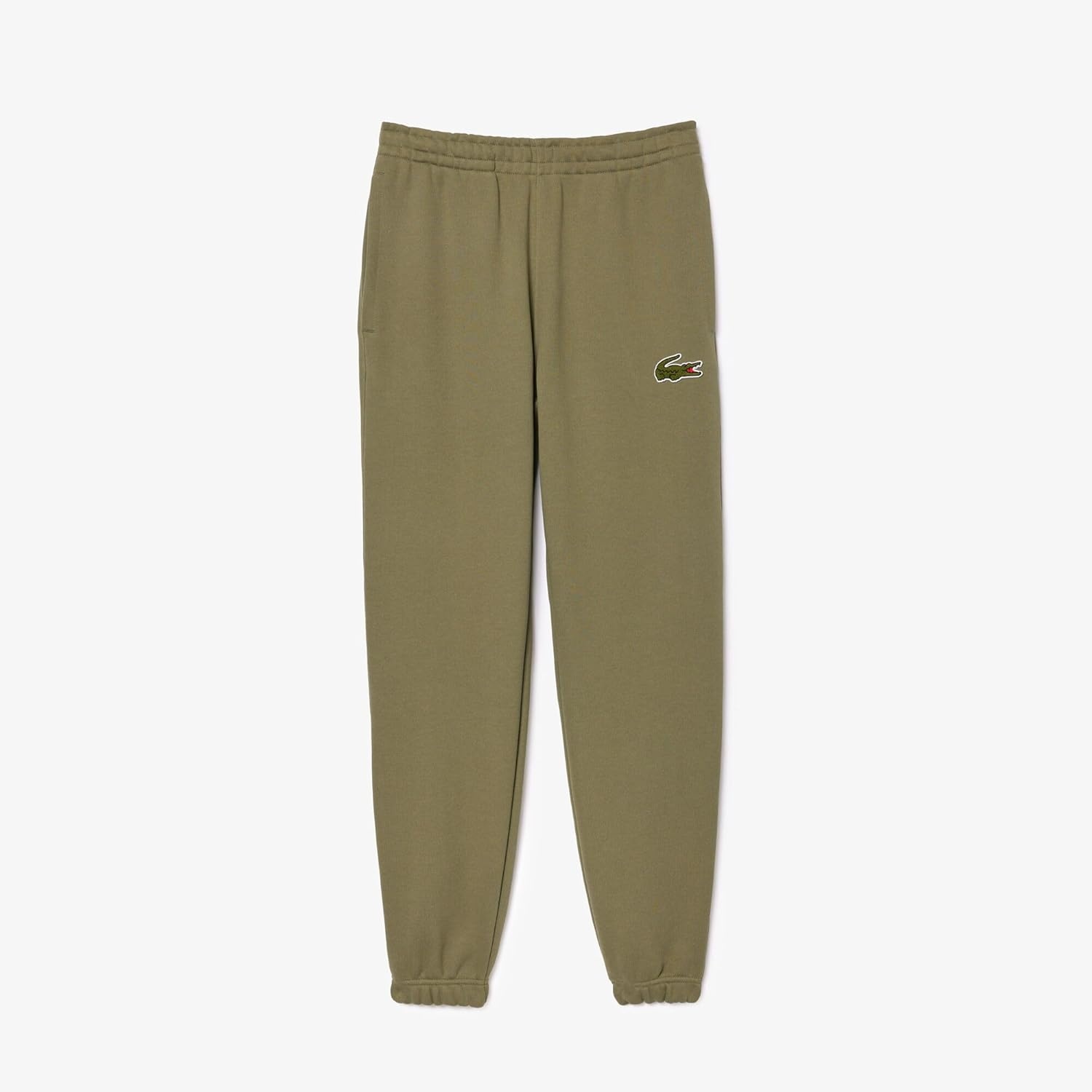image:imageLacoste Mens Crocodile Branding Cotton Fleece Jogging PantsKhaki