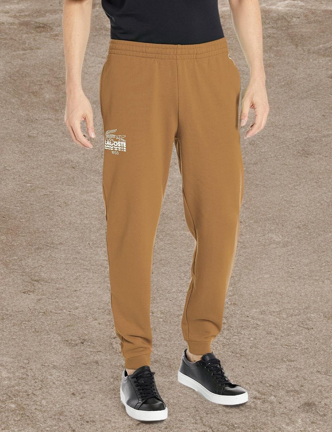image:imageLacoste Mens Crocodile Branding Cotton Fleece Jogging PantsLeafy