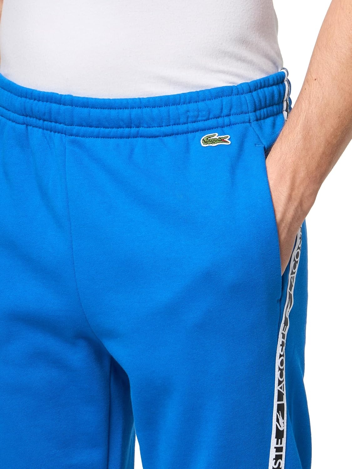 image:imageLacoste Mens Crocodile Branding Cotton Fleece Jogging PantsMarina