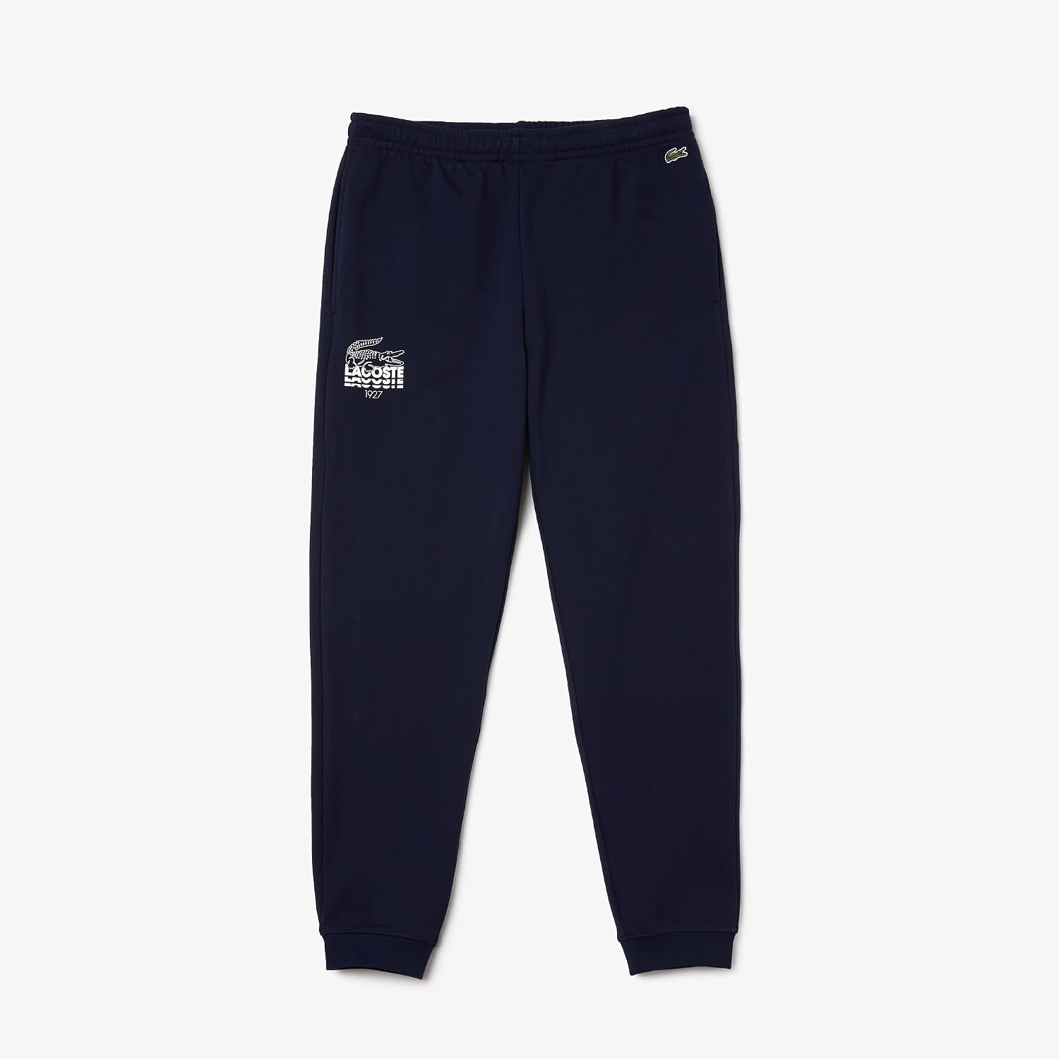 image:imageLacoste Mens Crocodile Branding Cotton Fleece Jogging PantsNavy Blue