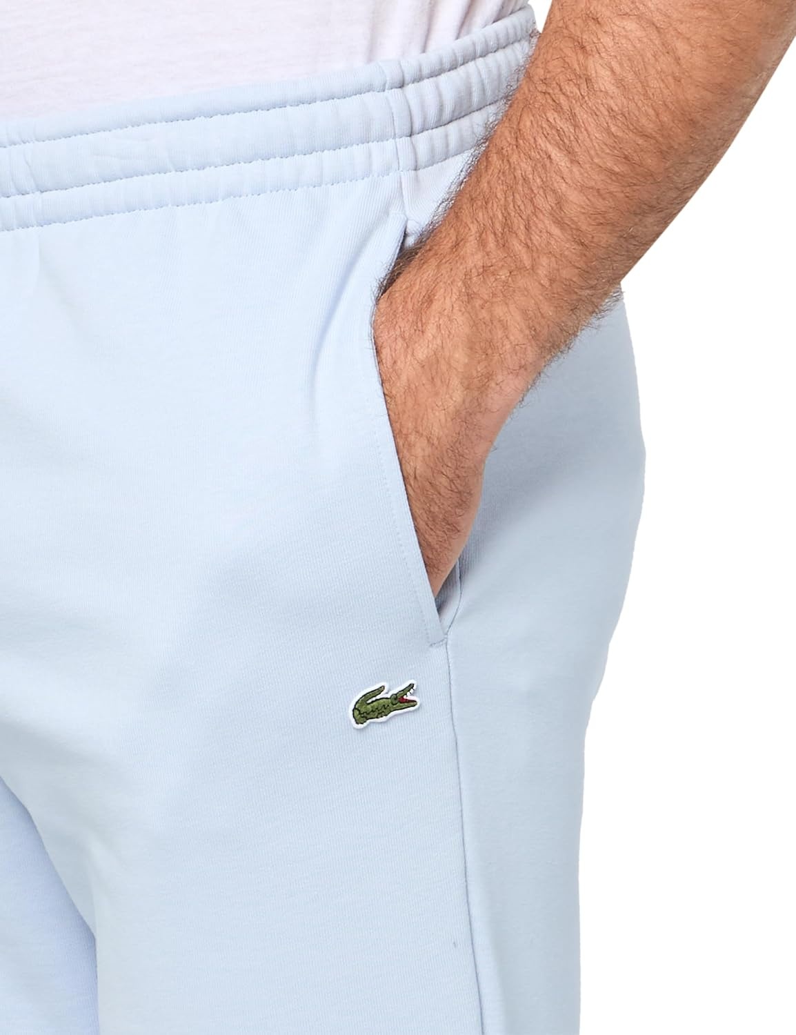 image:imageLacoste Mens Crocodile Branding Cotton Fleece Jogging PantsPhoenix Blue
