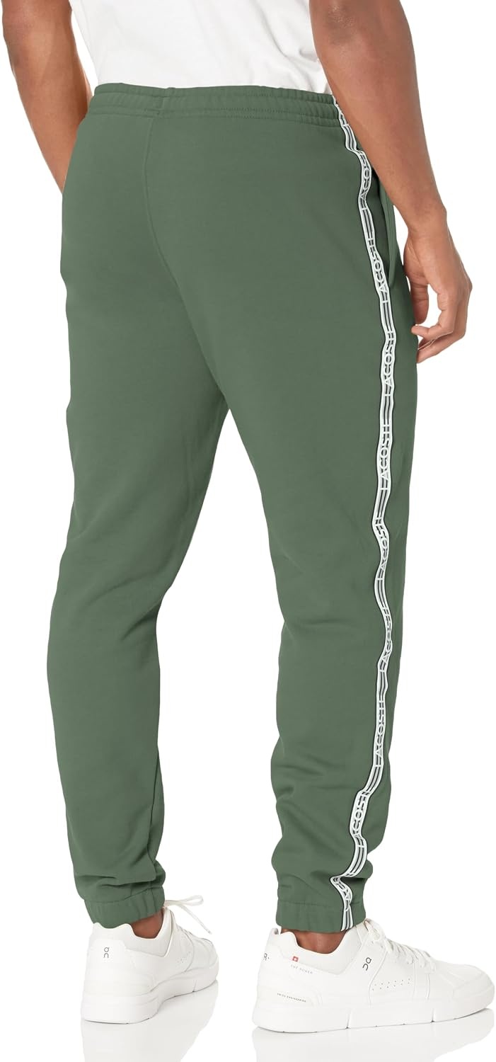 image:imageLacoste Mens Crocodile Branding Cotton Fleece Jogging PantsSequoia