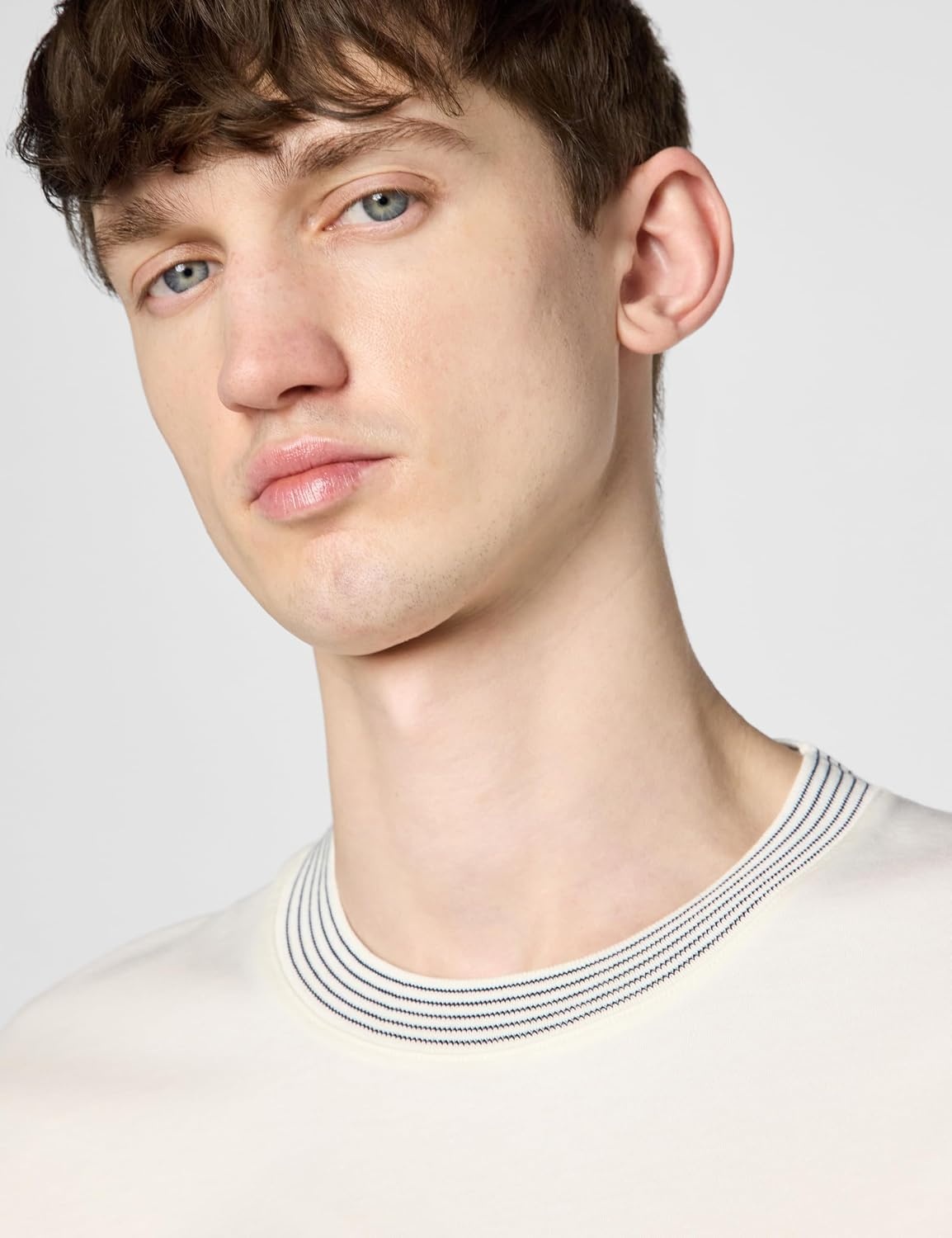 image:imageLacoste Mens Embroidered Cotton Jersey TShirtOffWhite