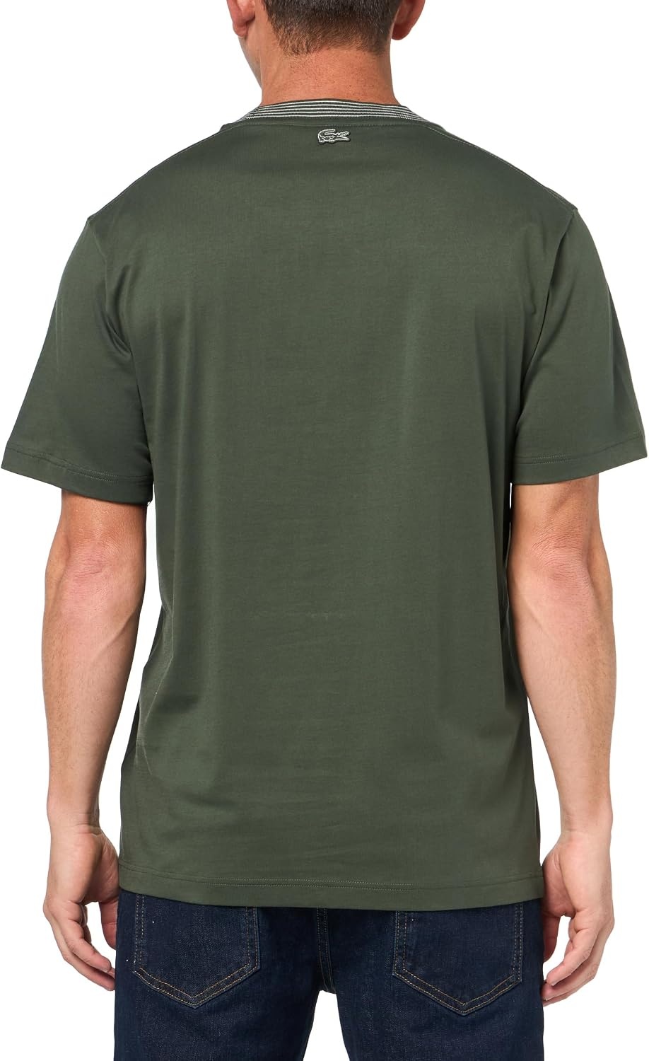 image:imageLacoste Mens Embroidered Cotton Jersey TShirtSquadron