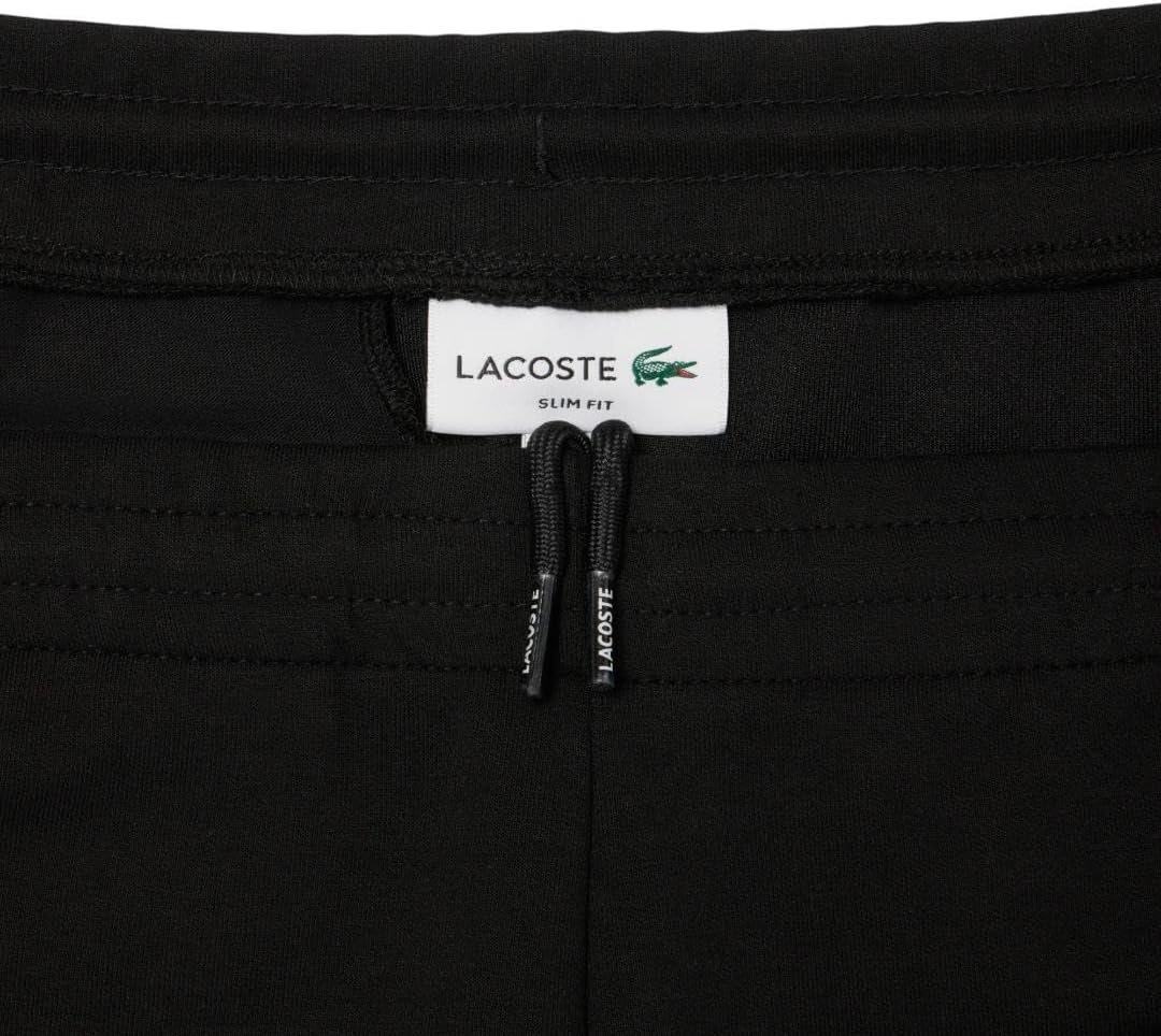 image:imageLacoste Mens Fitted Jersey SweatpantsBlack