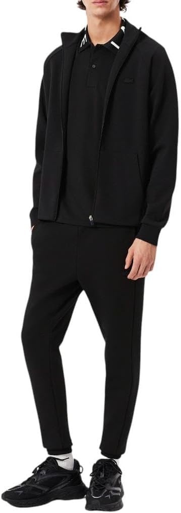 image:imageLacoste Mens Fitted Jersey SweatpantsBlack