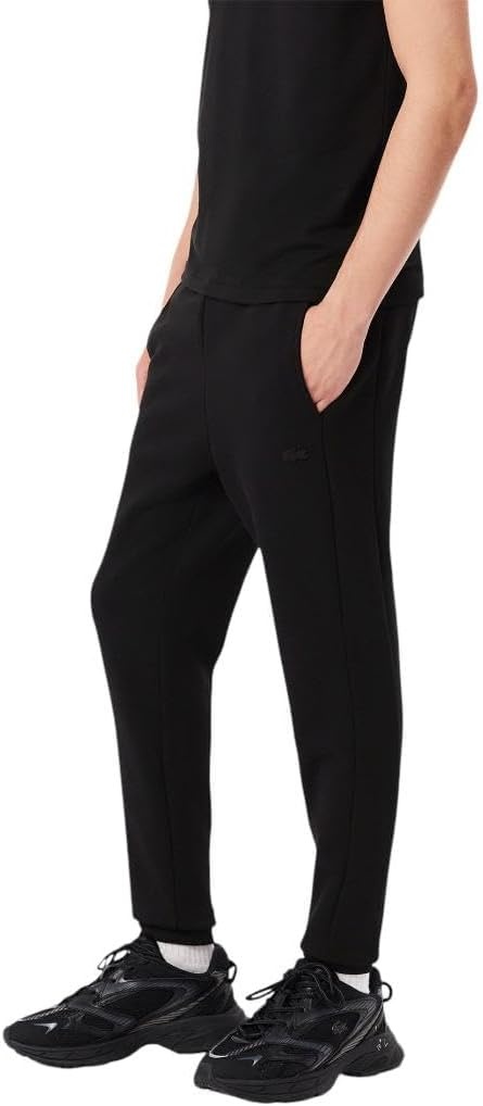 image:imageLacoste Mens Fitted Jersey SweatpantsBlack