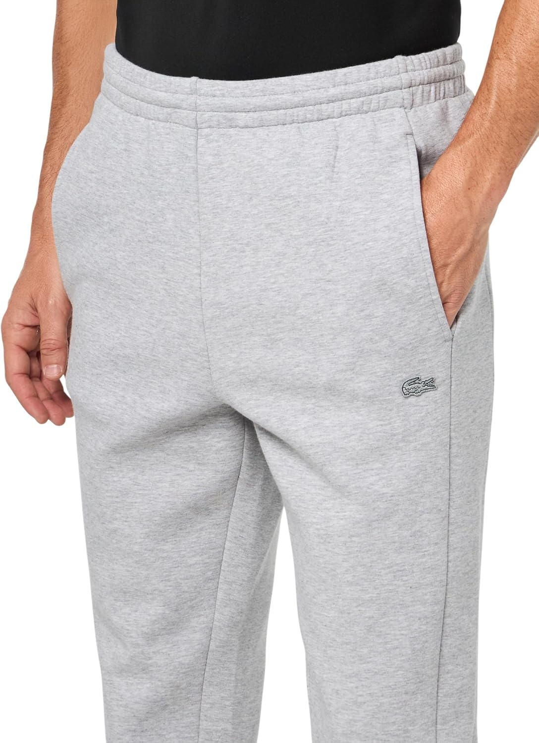 image:imageLacoste Mens Fitted Jersey SweatpantsGray