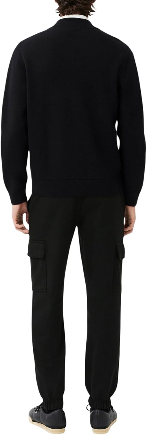 image:imageLacoste Mens Fleece Cargo SweatpantsBlack
