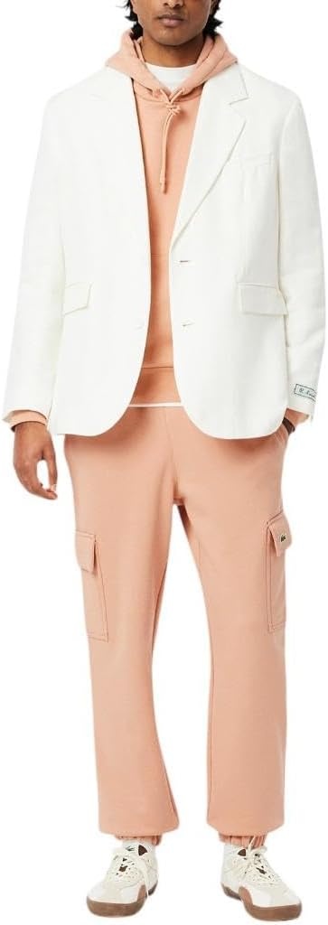 image:imageLacoste Mens Fleece Cargo SweatpantsLatte