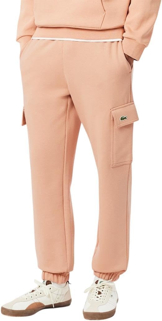 image:imageLacoste Mens Fleece Cargo SweatpantsLatte