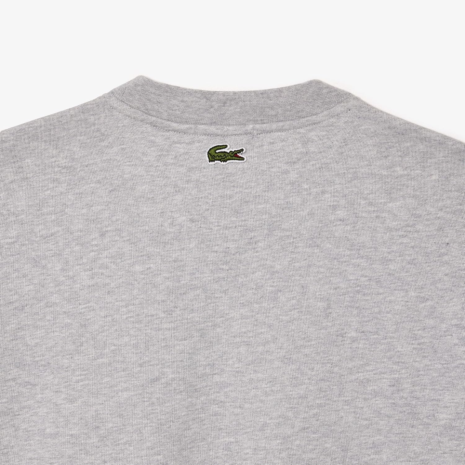 image:imageLacoste Mens Fleece Crew Neck Print SweatshirtGrey