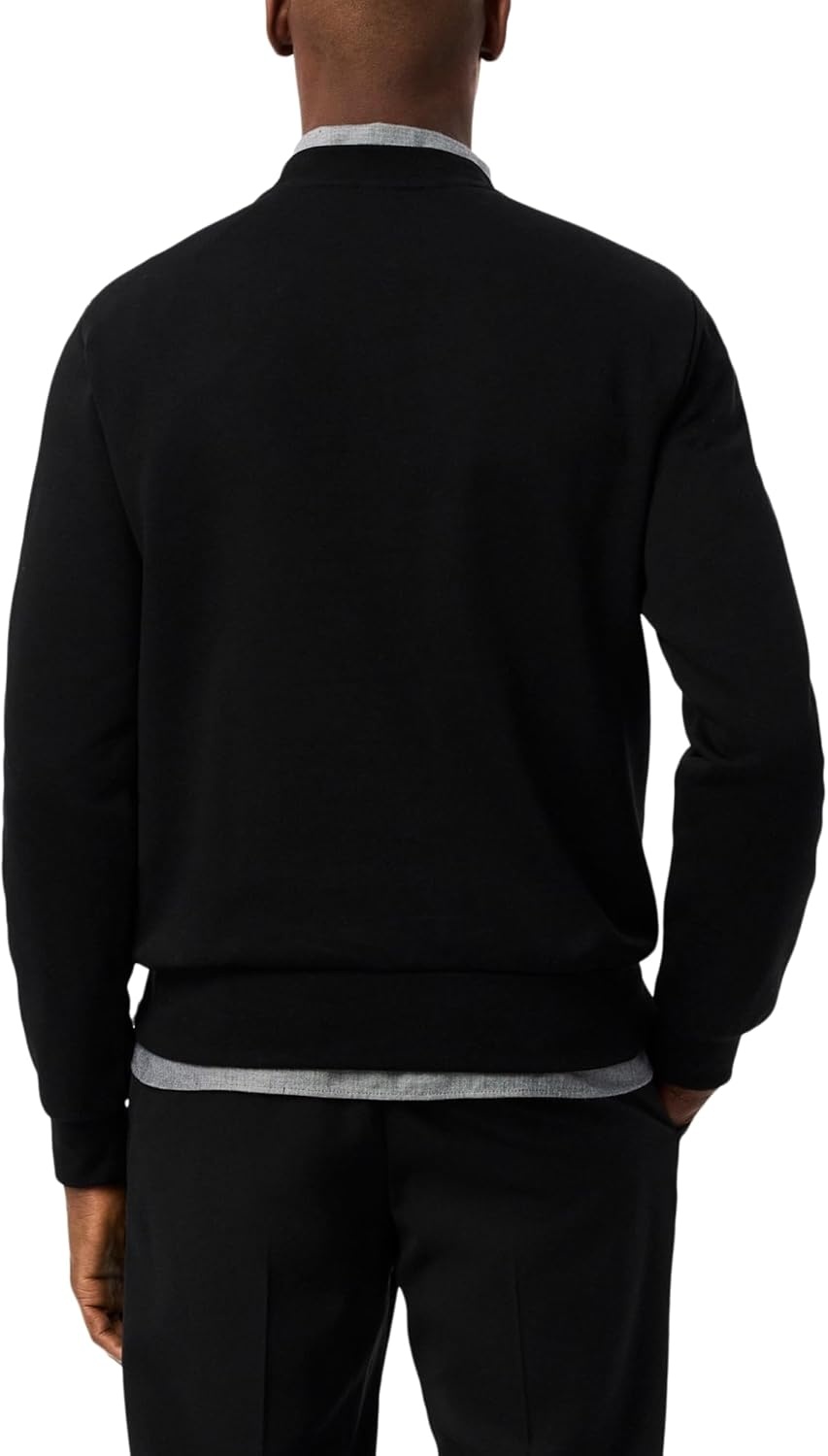 image:imageLacoste Mens Fleece Crew Neck SweatshirtBlack