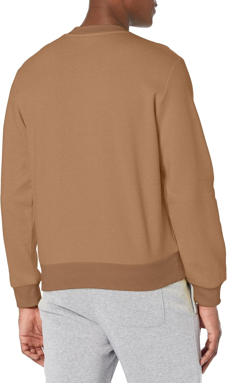image:imageLacoste Mens Fleece Crew Neck SweatshirtCookie