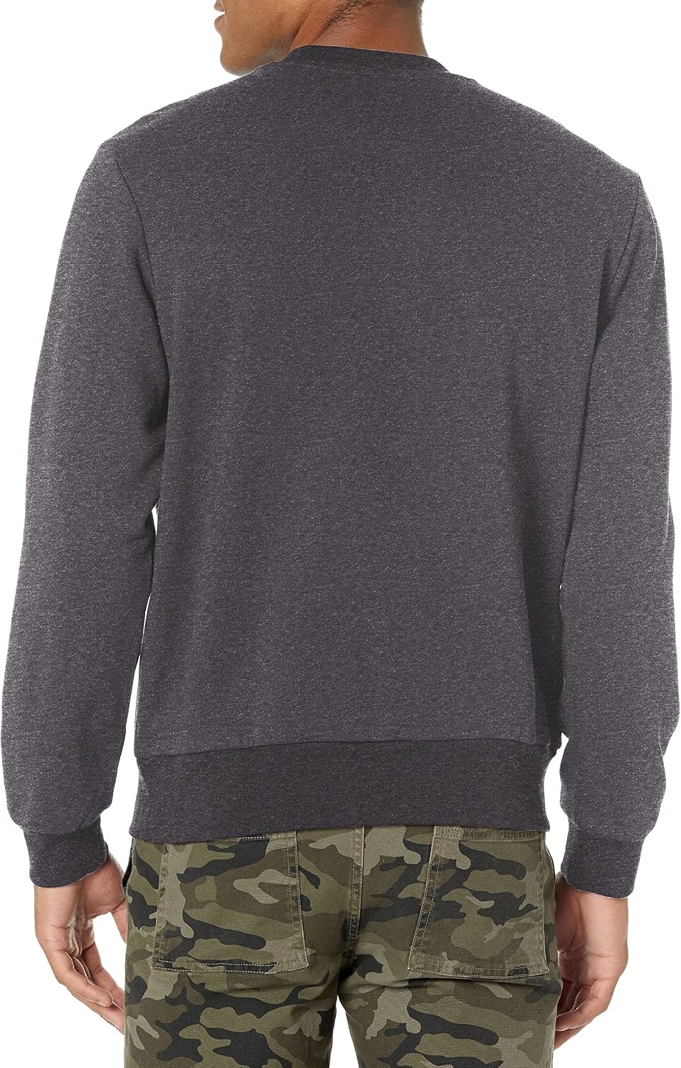 image:imageLacoste Mens Fleece Crew Neck SweatshirtLightning Chine