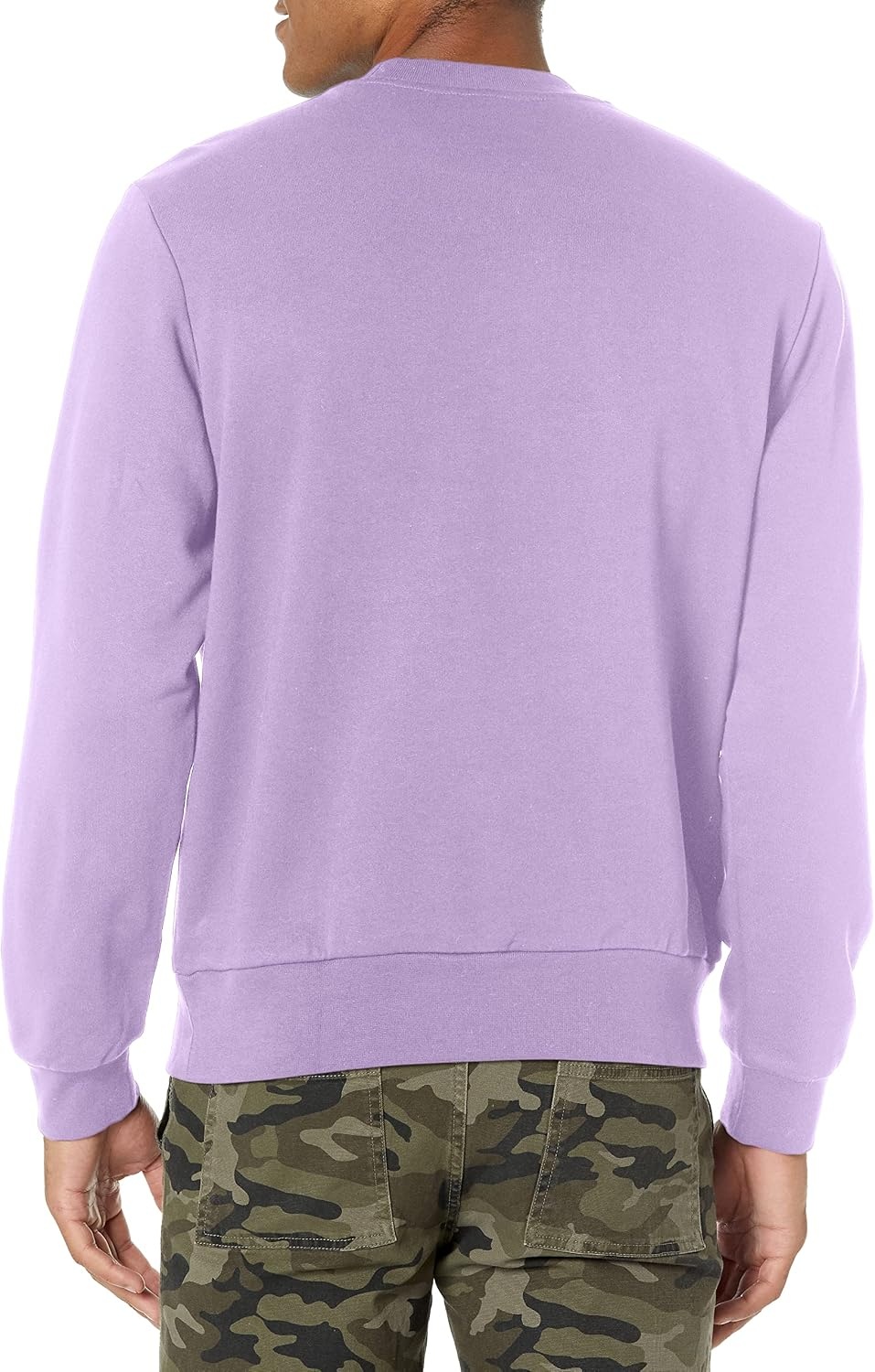 image:imageLacoste Mens Fleece Crew Neck SweatshirtNeva Purple