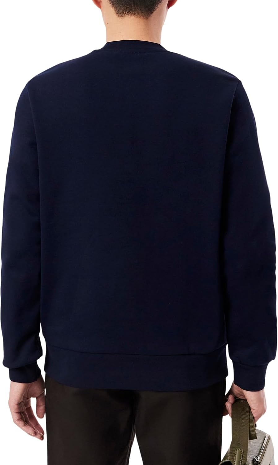 image:imageLacoste Mens Fleece Crew Neck SweatshirtNew Navy Blue