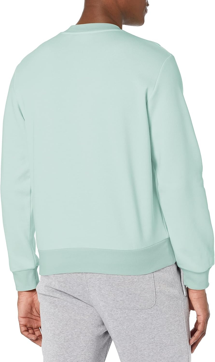image:imageLacoste Mens Fleece Crew Neck SweatshirtPastille Mint