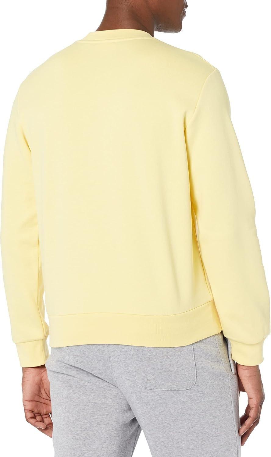 image:imageLacoste Mens Fleece Crew Neck SweatshirtYellow