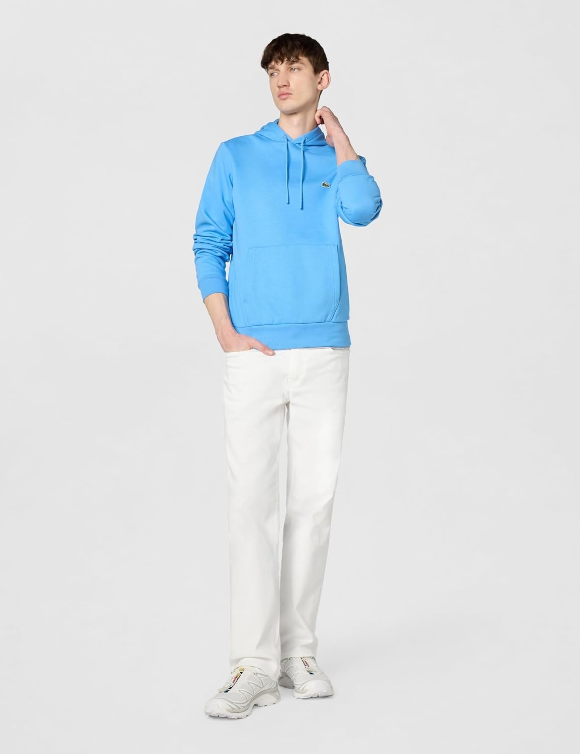 image:imageLacoste Mens Fleece HoodieArgentine Blue