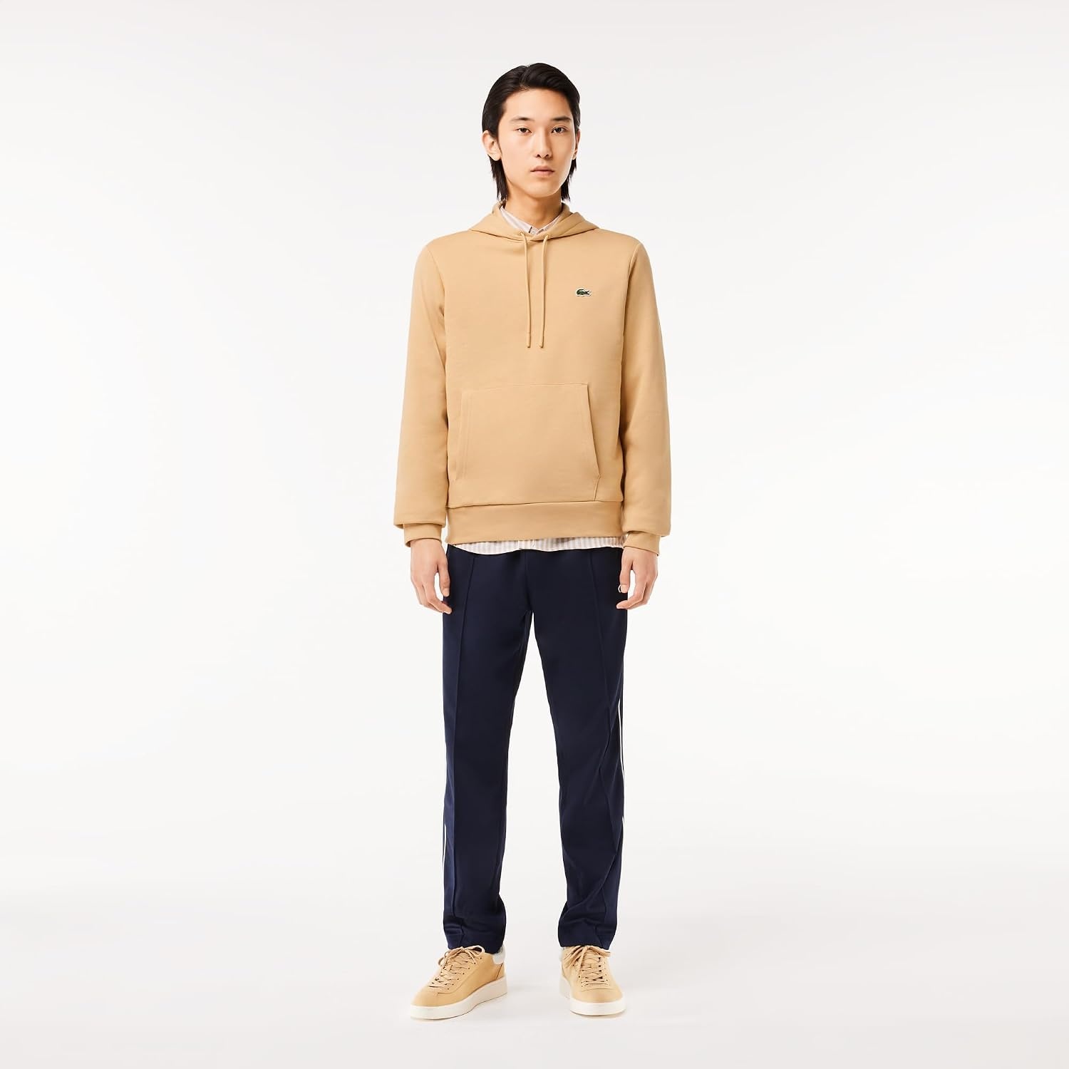 image:imageLacoste Mens Fleece HoodieCroissant