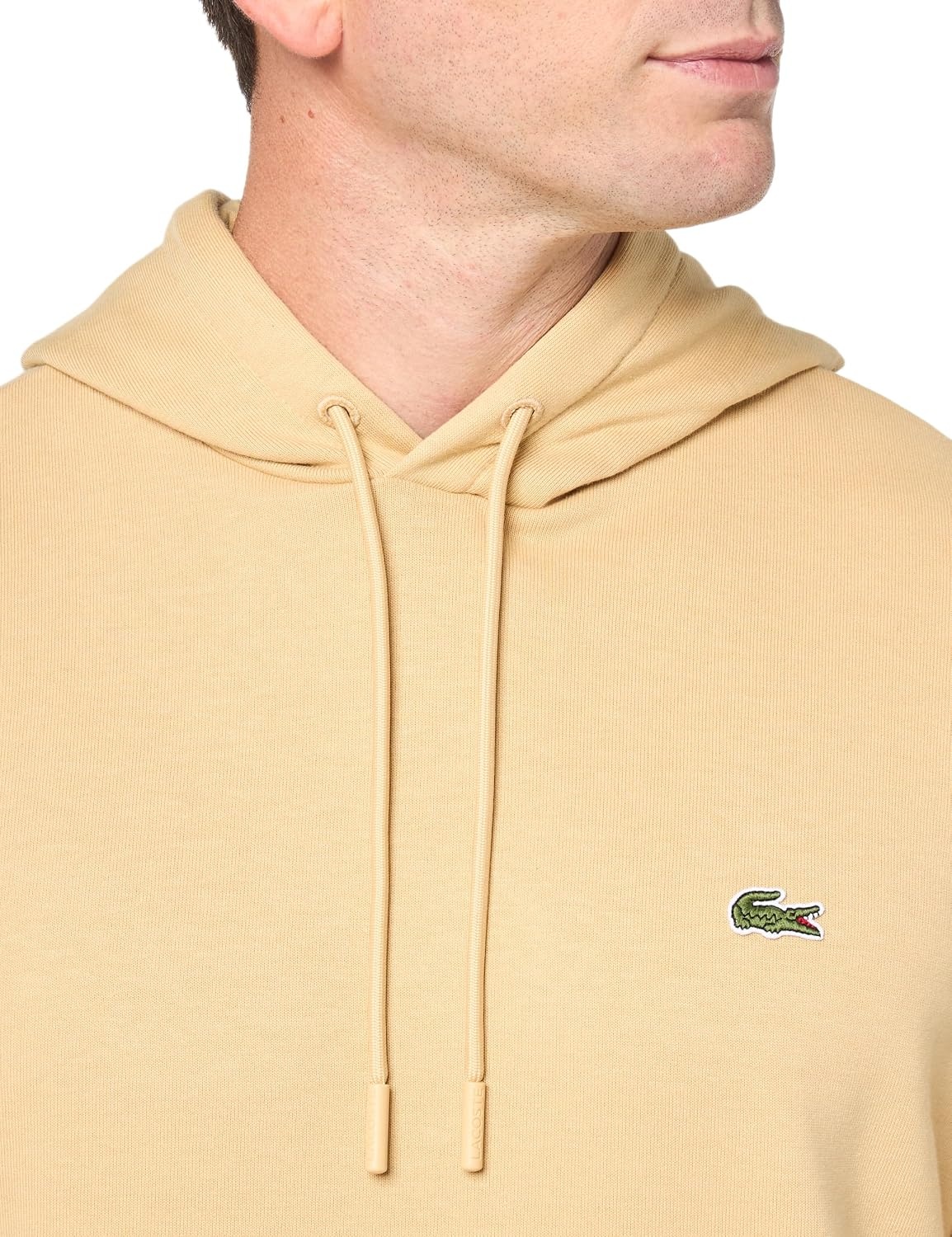 image:imageLacoste Mens Fleece HoodieCroissant