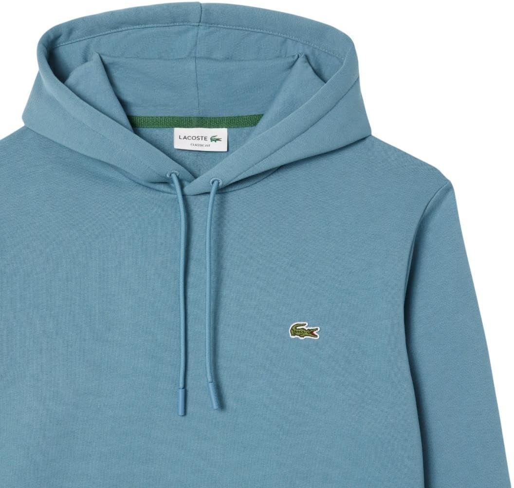 image:imageLacoste Mens Fleece HoodieDark Blue