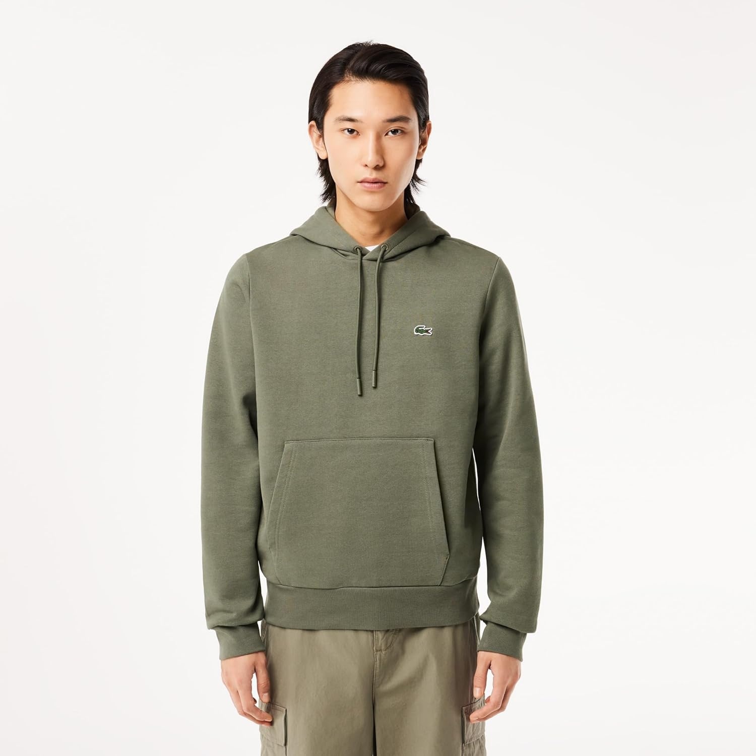 image:imageLacoste Mens Fleece HoodieGreen