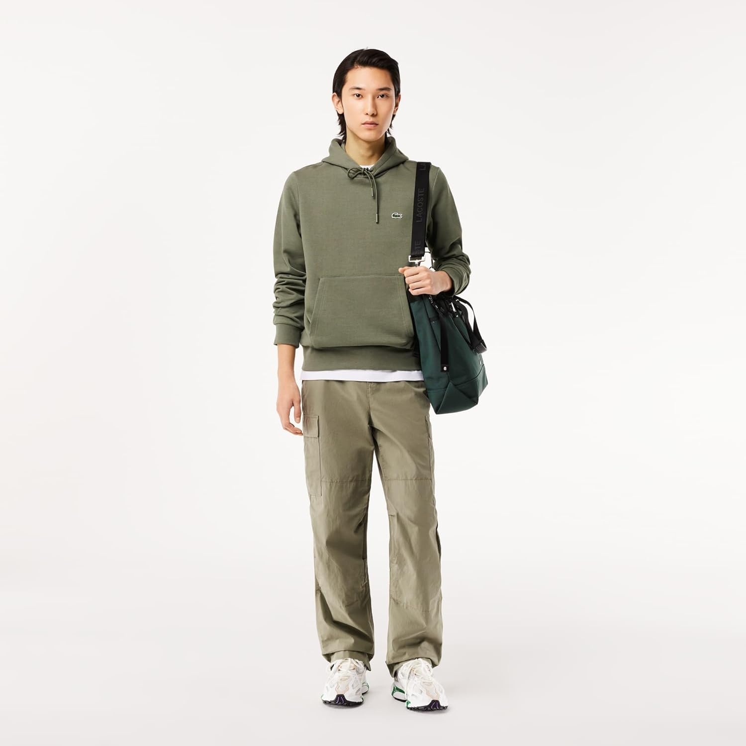 image:imageLacoste Mens Fleece HoodieGreen