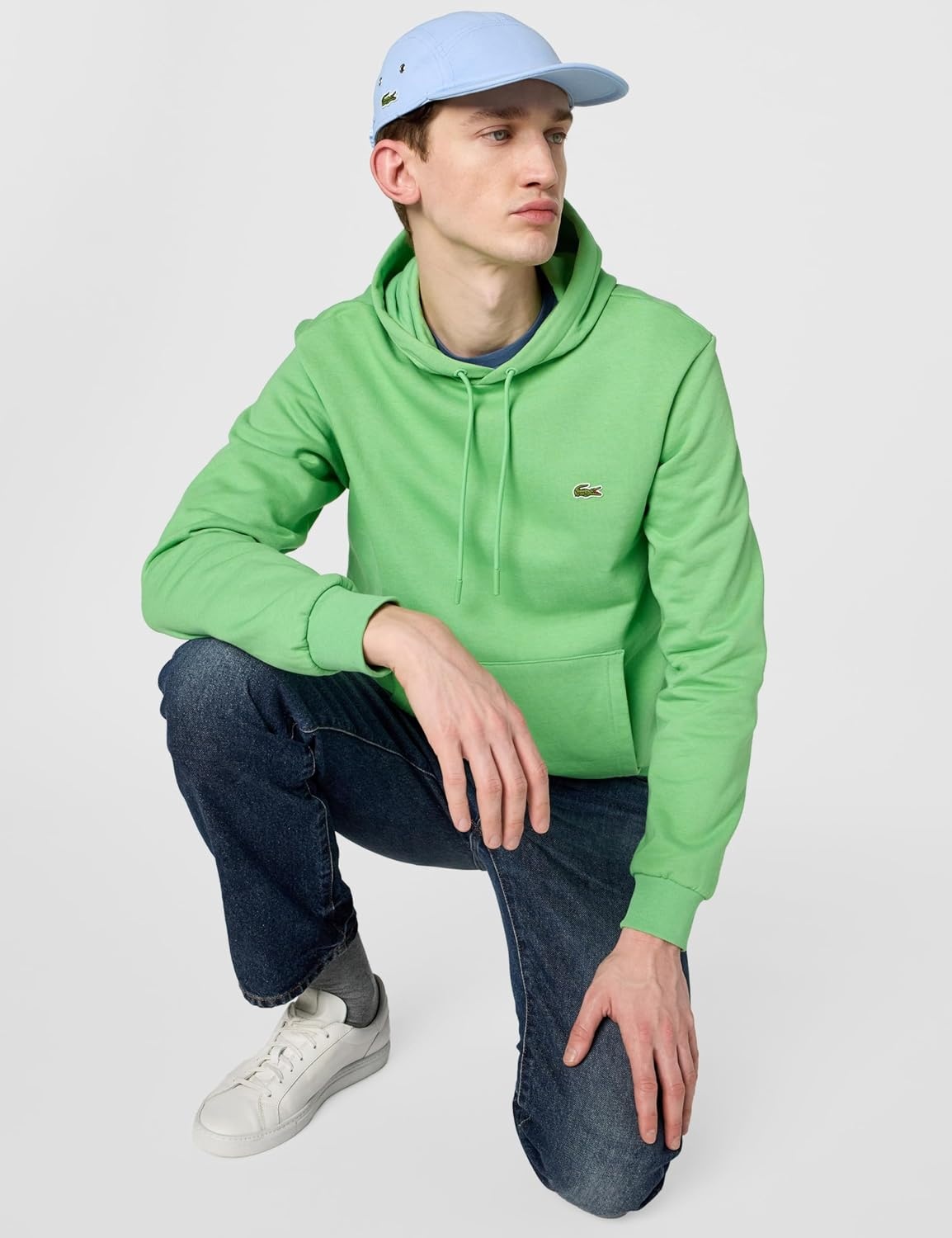 image:imageLacoste Mens Fleece HoodieLiamone Green