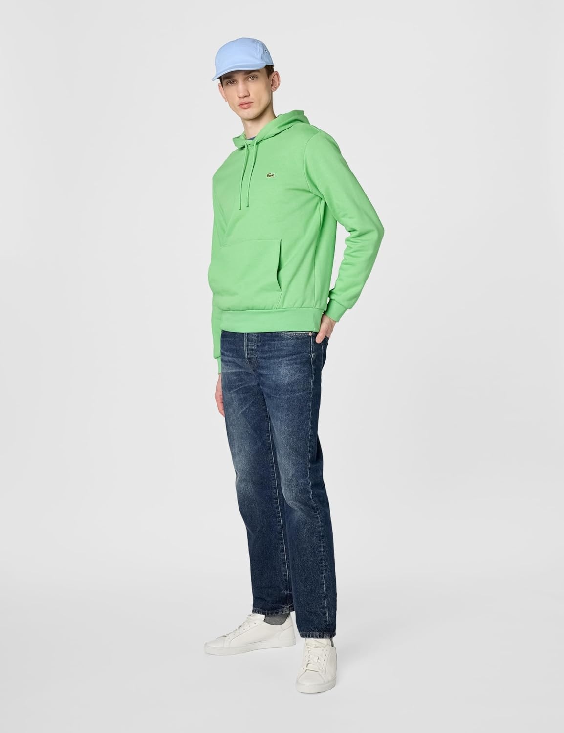 image:imageLacoste Mens Fleece HoodieLiamone Green