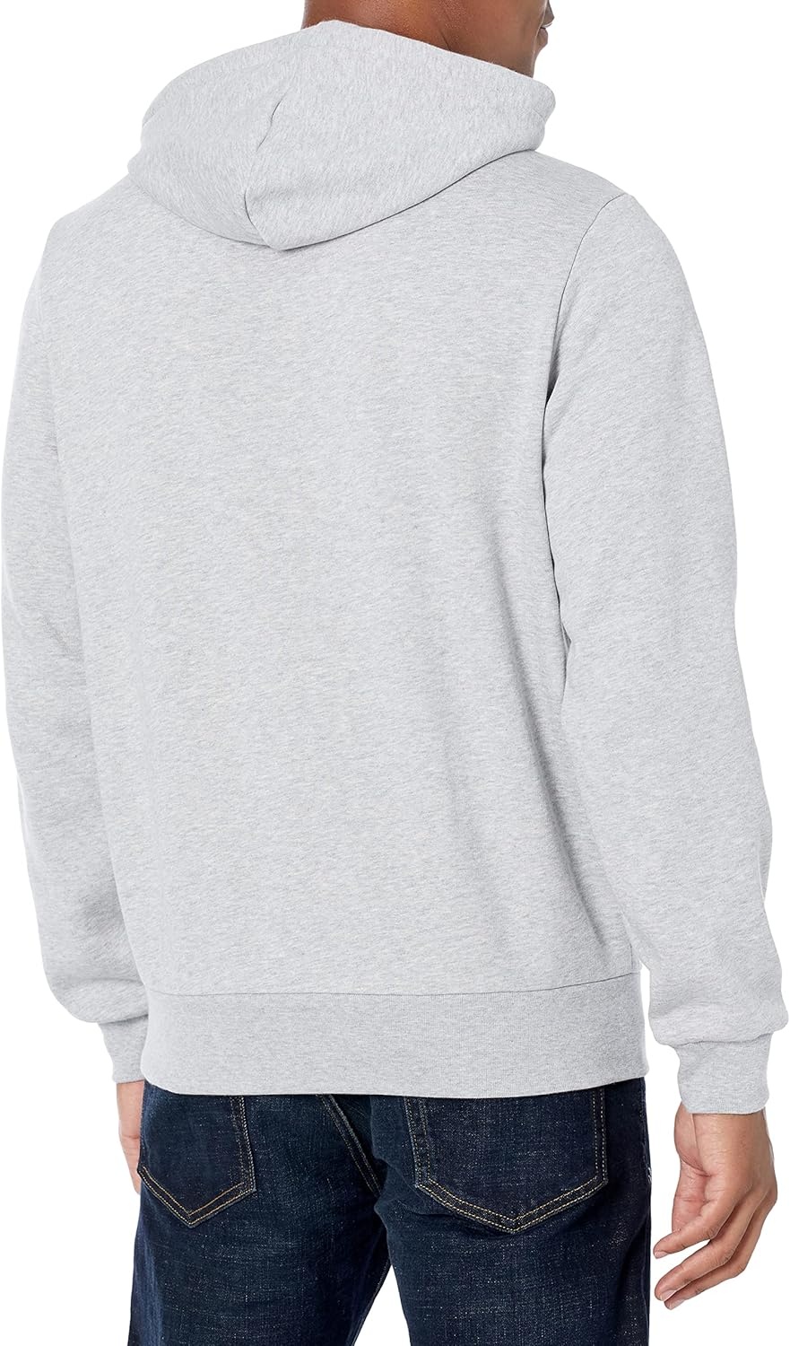 image:imageLacoste Mens Fleece HoodieLight Grey