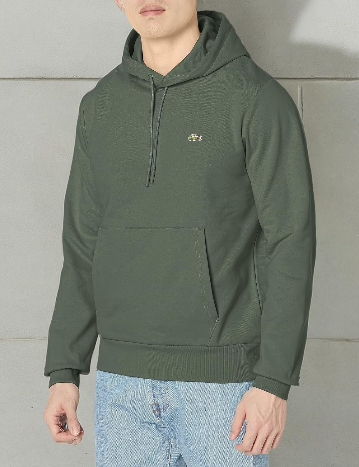 image:imageLacoste Mens Fleece HoodieSequoia Green