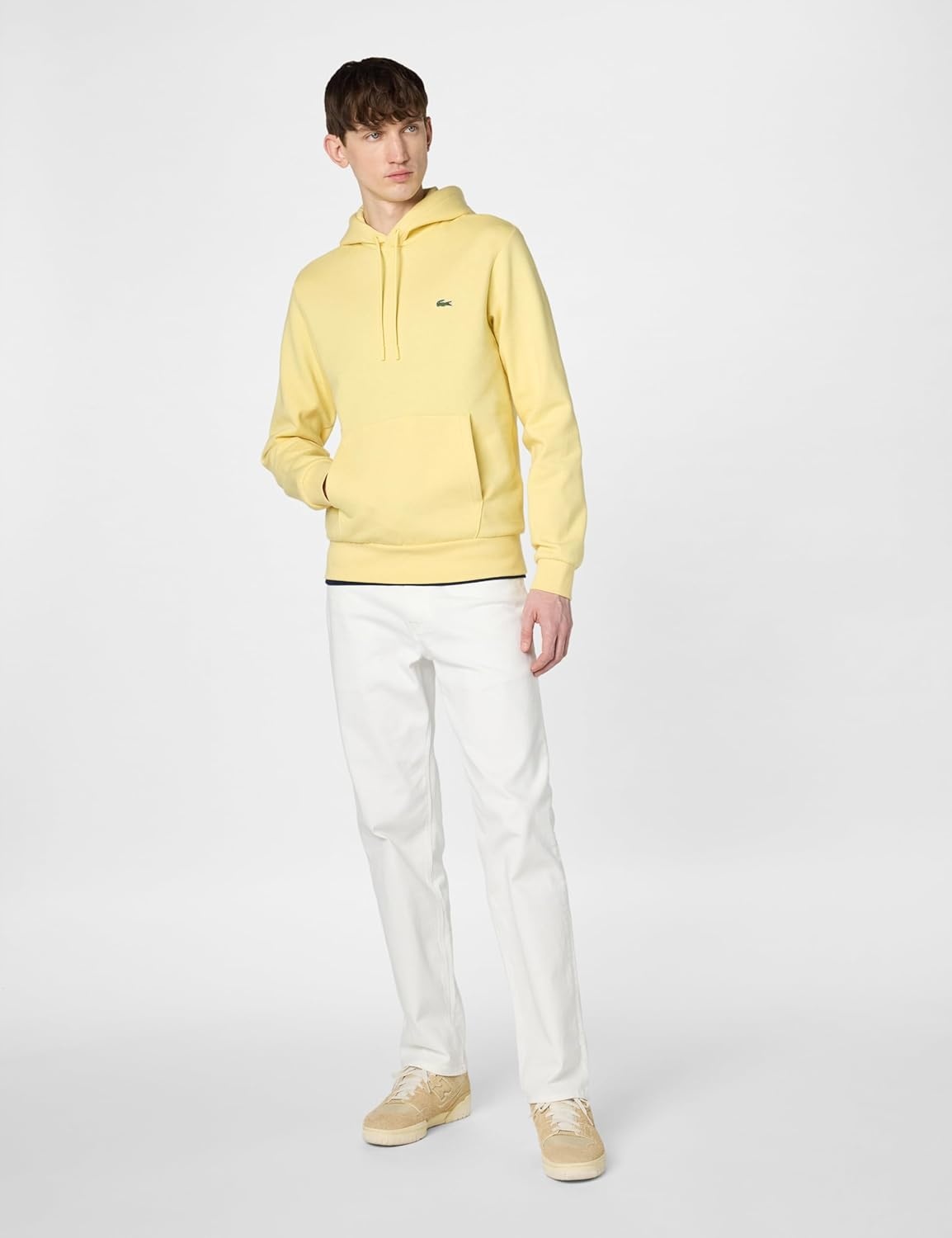 image:imageLacoste Mens Fleece HoodieYellow