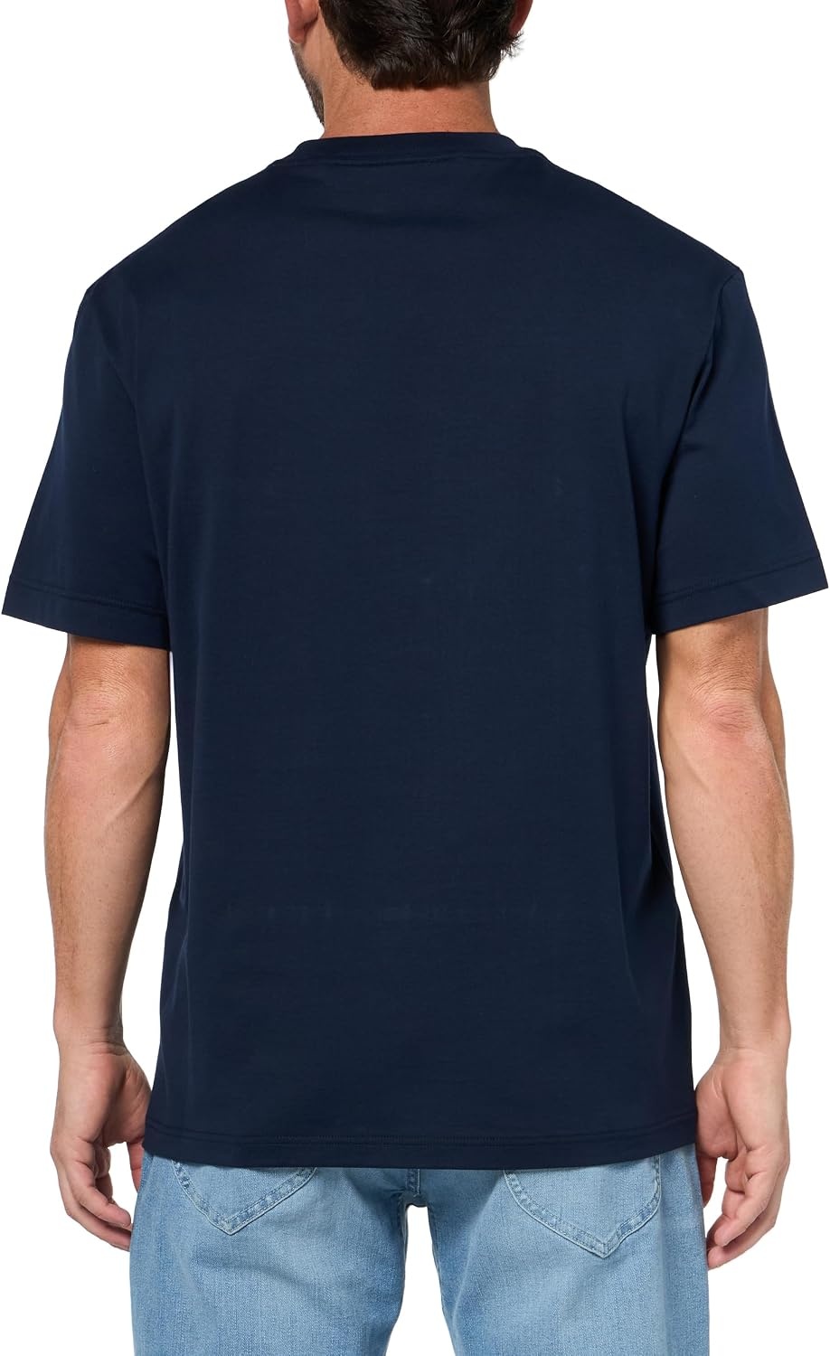 image:imageLacoste Mens French Made Embroidered Badge TShirtNavy Blue