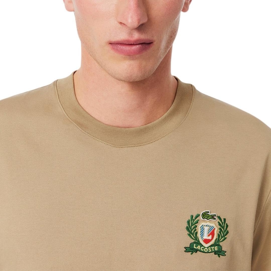 image:imageLacoste Mens French Made Embroidered Badge TShirtViennese