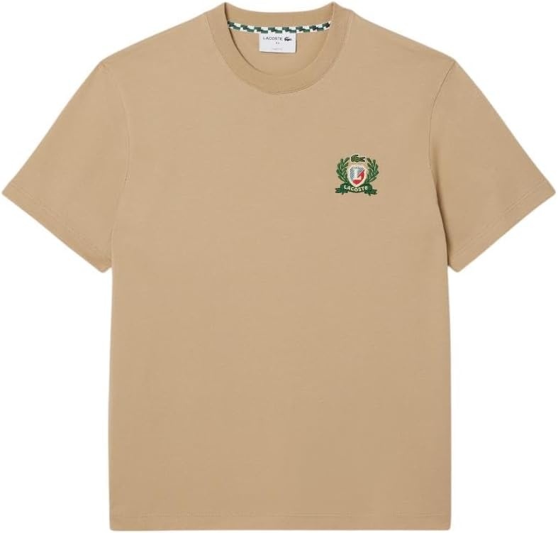 image:imageLacoste Mens French Made Embroidered Badge TShirtViennese