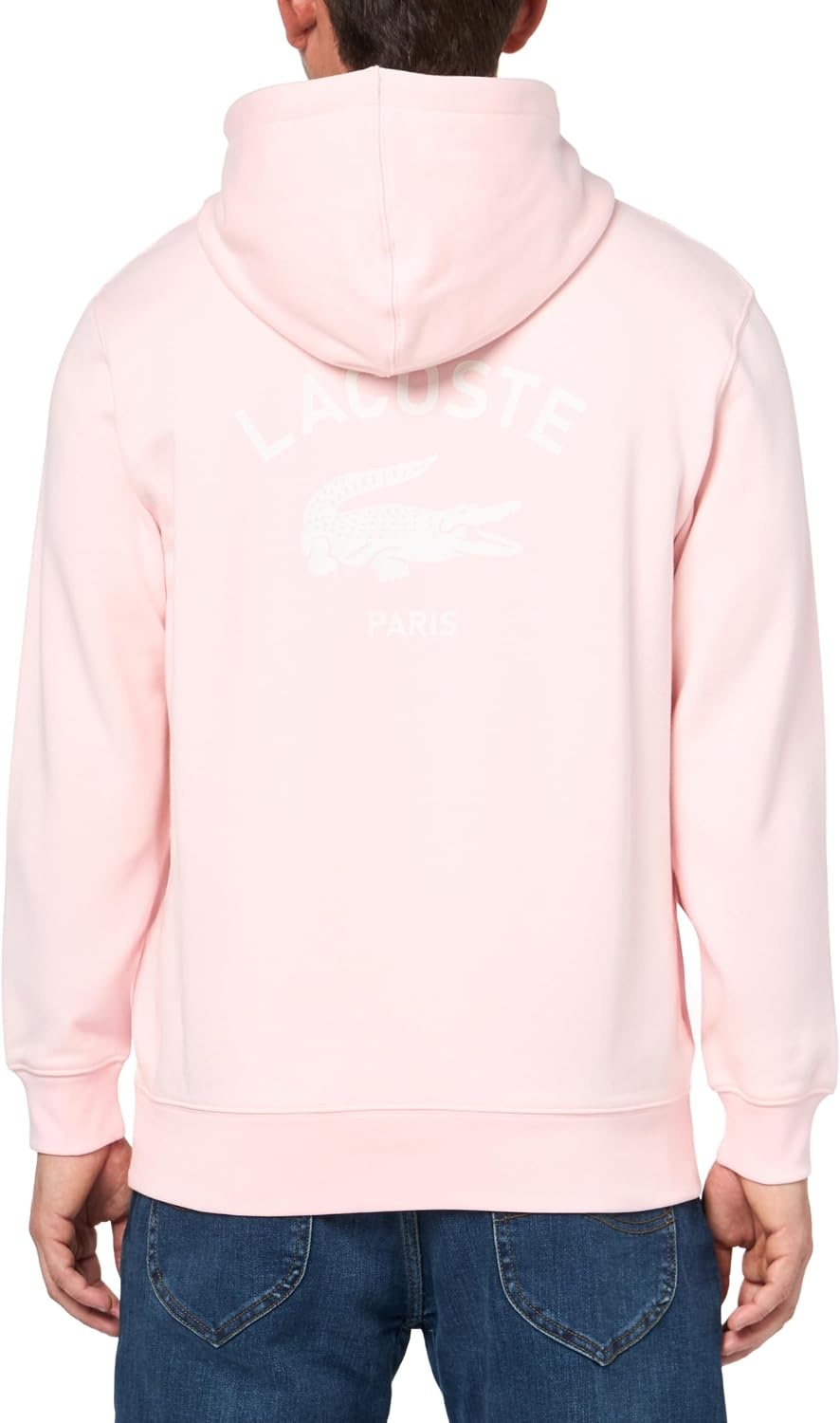 image:imageLacoste Mens Graphic HoodieFlamingo Pink