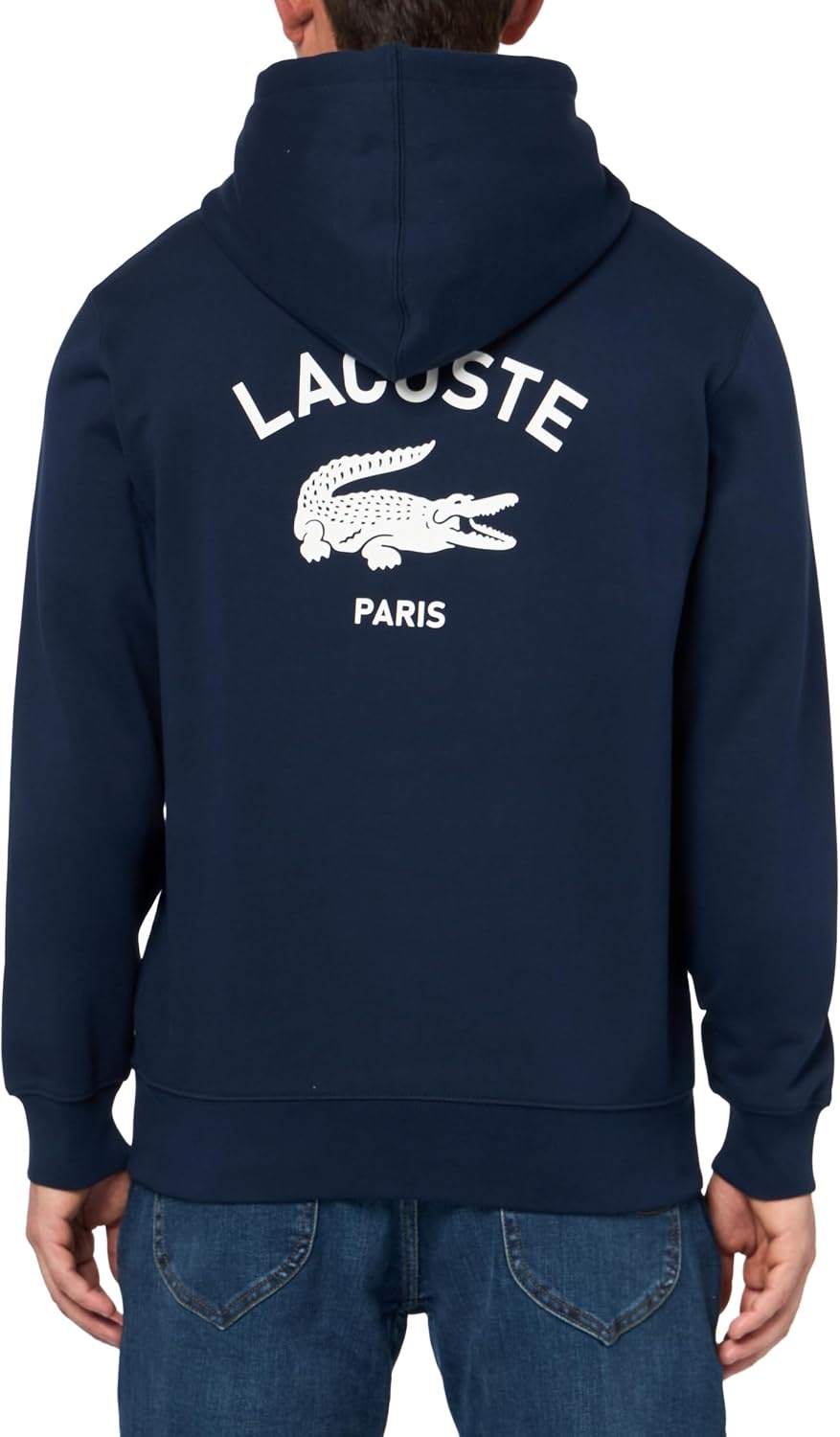 image:imageLacoste Mens Graphic HoodieNavy Blue