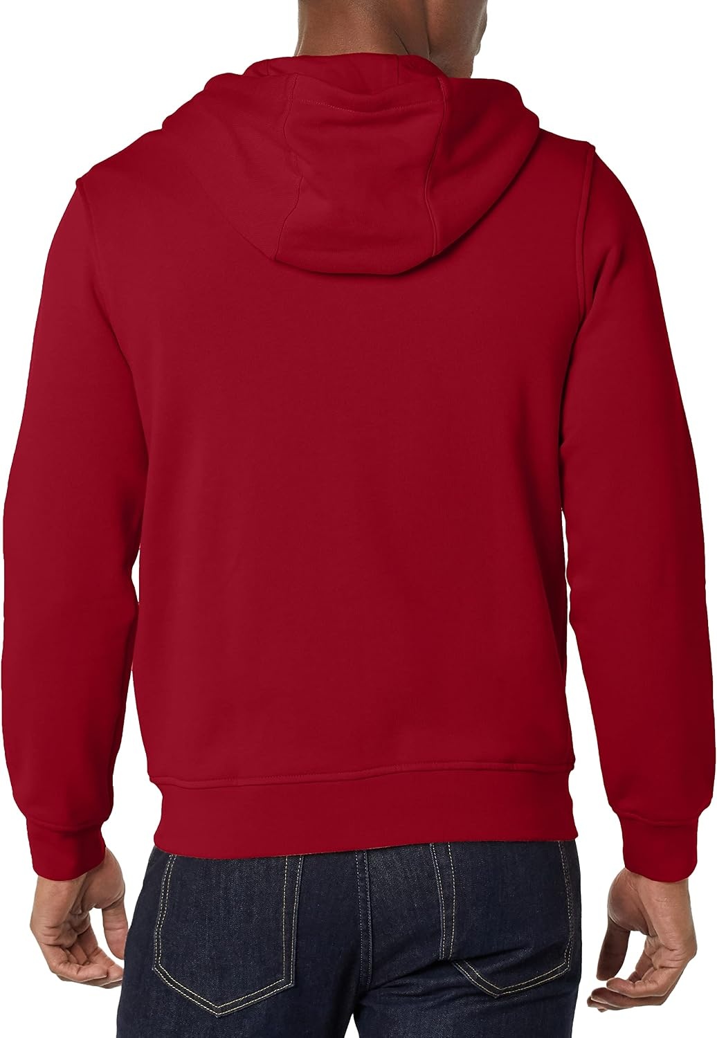 image:imageLacoste Mens Hooded Print Zip JacketBordeauxBordeaux