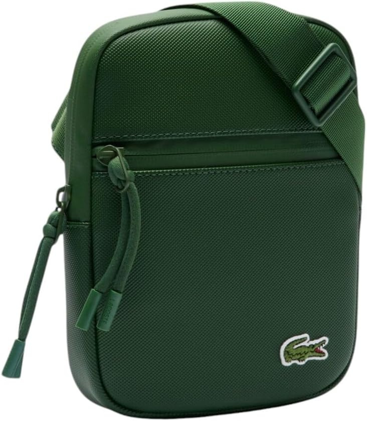 image:imageLacoste Mens LCST Small Flat Crossbody BagGreen