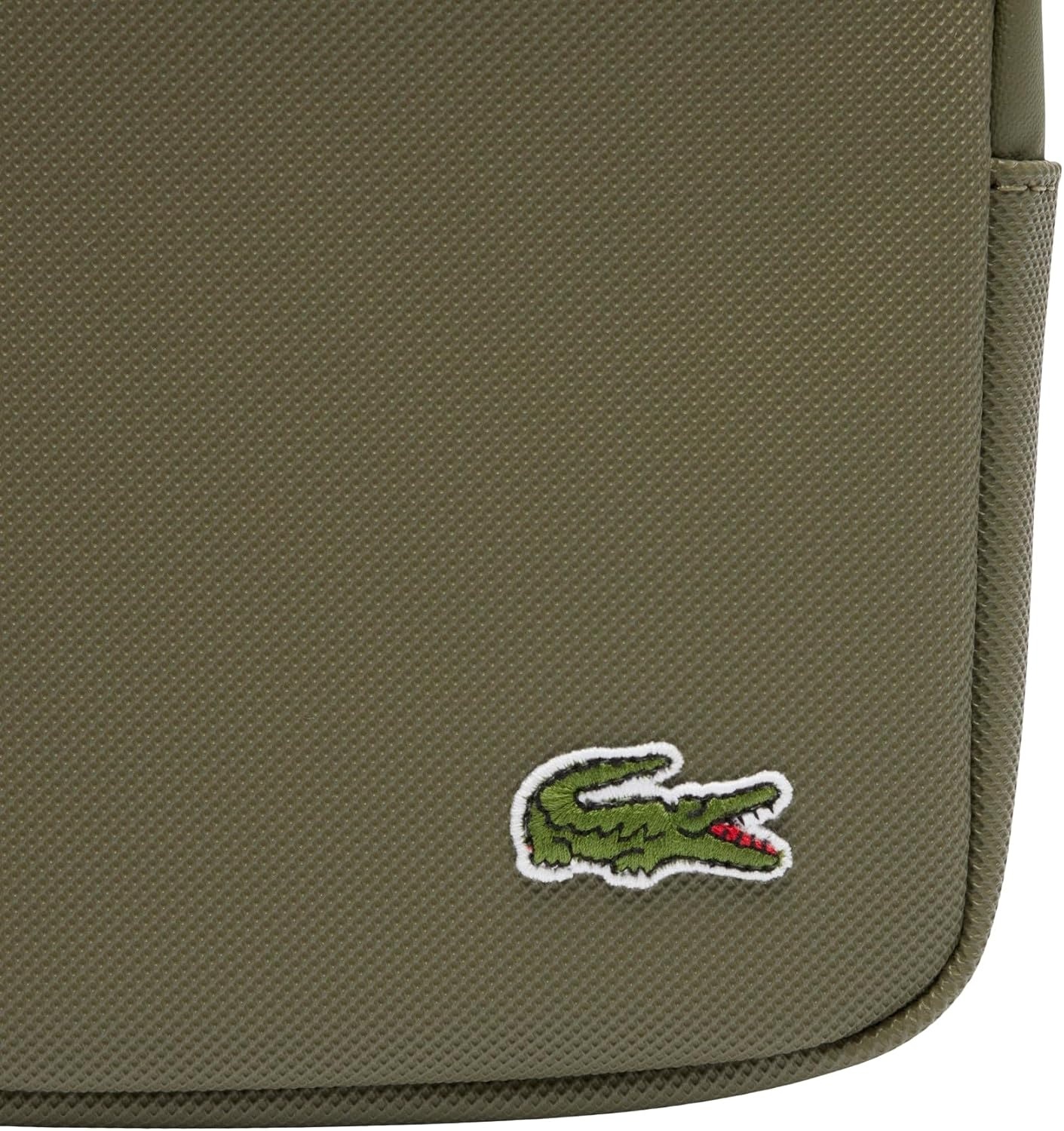 image:imageLacoste Mens LCST Small Flat Crossbody BagIvy Green