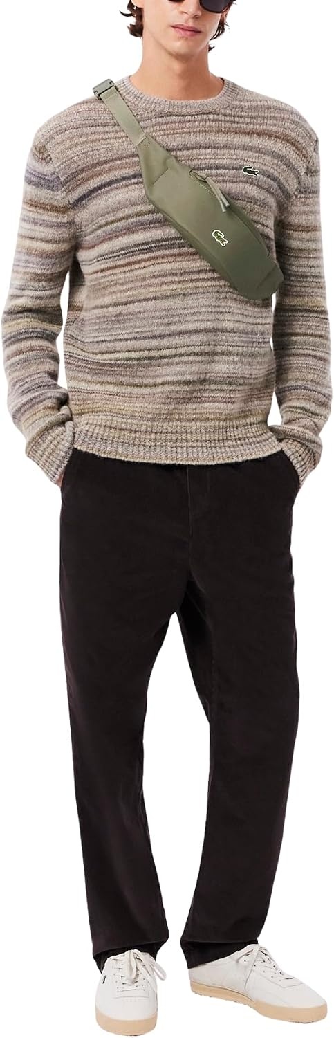 image:imageLacoste Mens LCST Zipped Belt Bag Ivy Green One Size