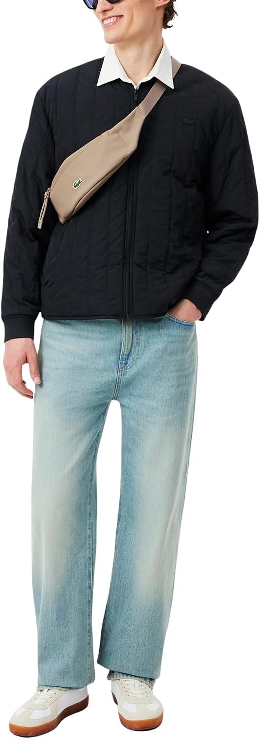 image:imageLacoste Mens LCST Zipped Belt Bag Viennois One Size
