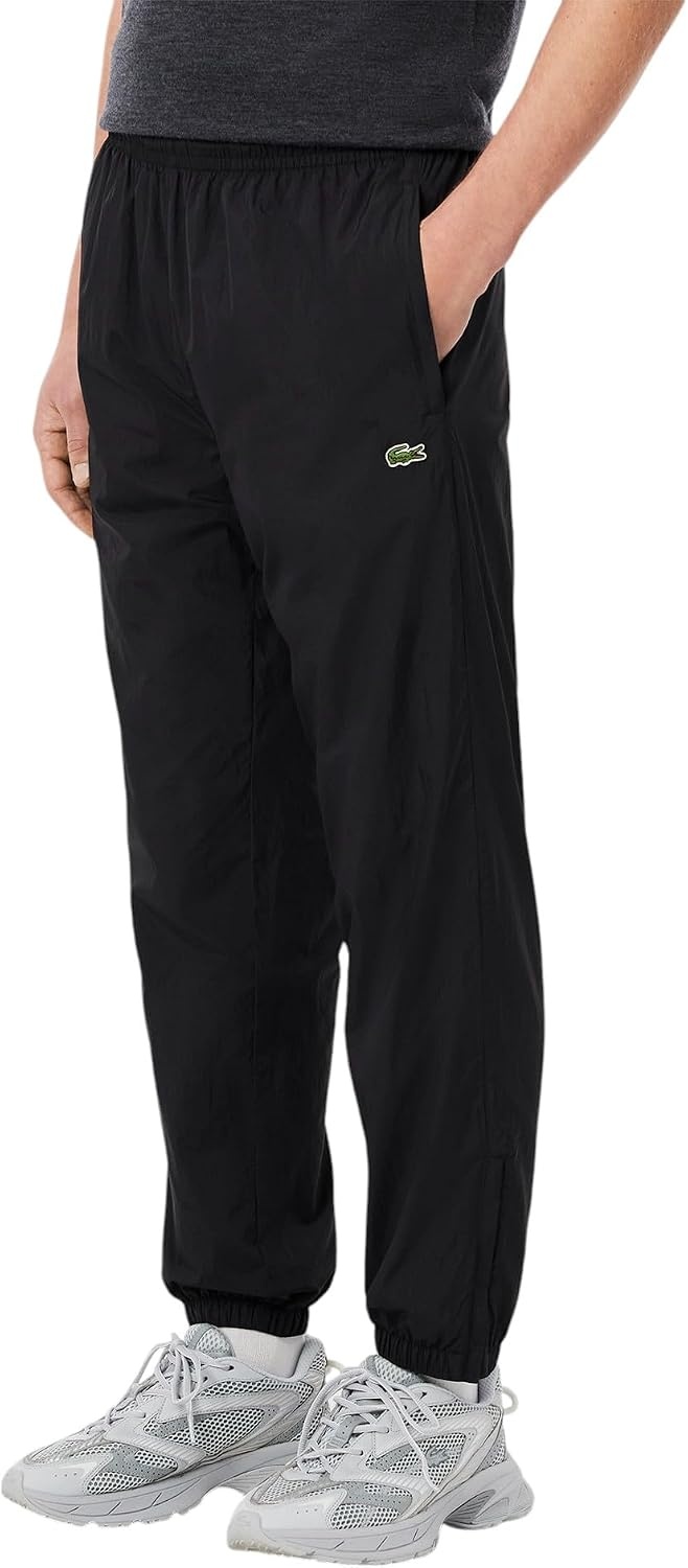 image:imageLacoste Mens Lightweight WaterRepellent SweatpantsBlack