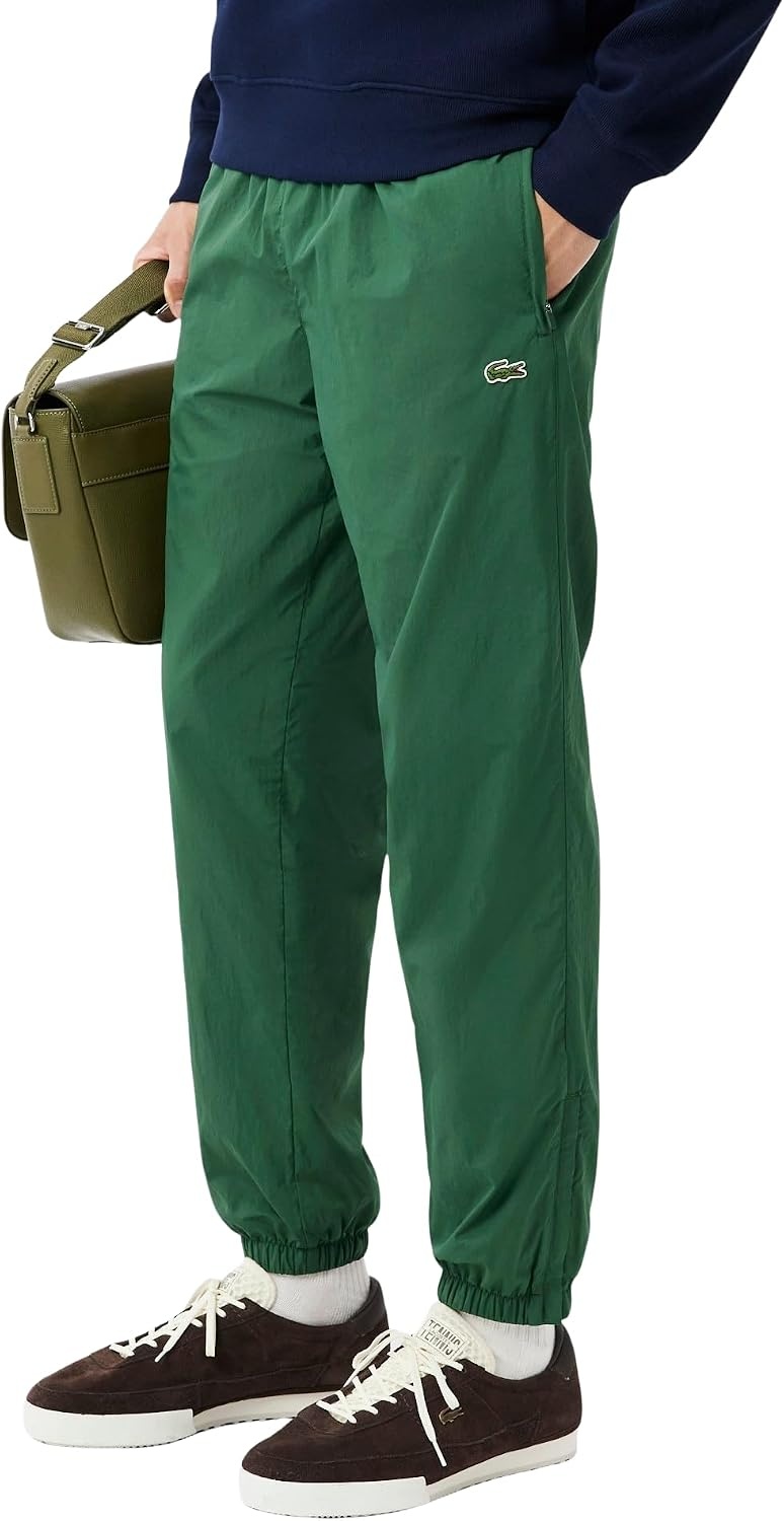 image:imageLacoste Mens Lightweight WaterRepellent SweatpantsGreen